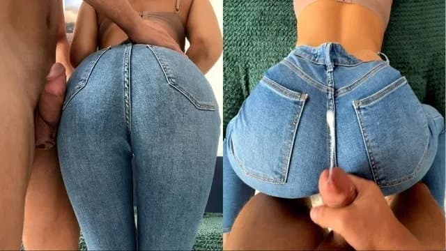 Em Gái Kế Quyến Rũ Với Quần Jeans Siết Chặt Mới