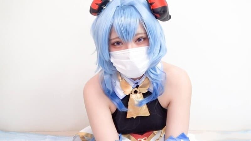 Ganyu cosplay không che - Hara Nessin với cảnh nóng 2025 hấp dẫn
